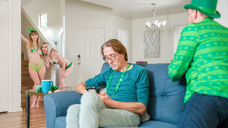 St. Patrick's Day Swap Family Encounter: Blonde & Brunette, Extreme Passion - S2:E8 - Katie Monroe - Angel Youngs