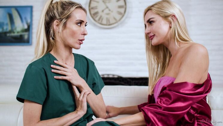 A Medical Romance Clinic: Big Breasts & Lesbian Pleasures - Aiden Ashley - Kenzie Anne