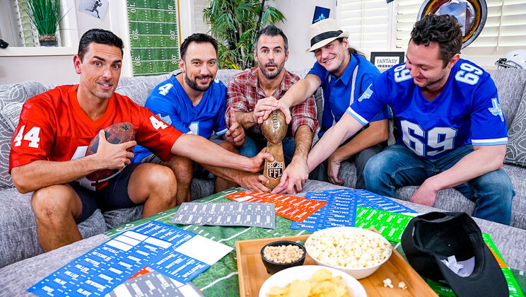The Draft: Game Day Group Sex - Pristine Edge - Brad Sterling - Lauren Phillips - Alex Coal - Bobby Beefcakes - Jasmine Daze